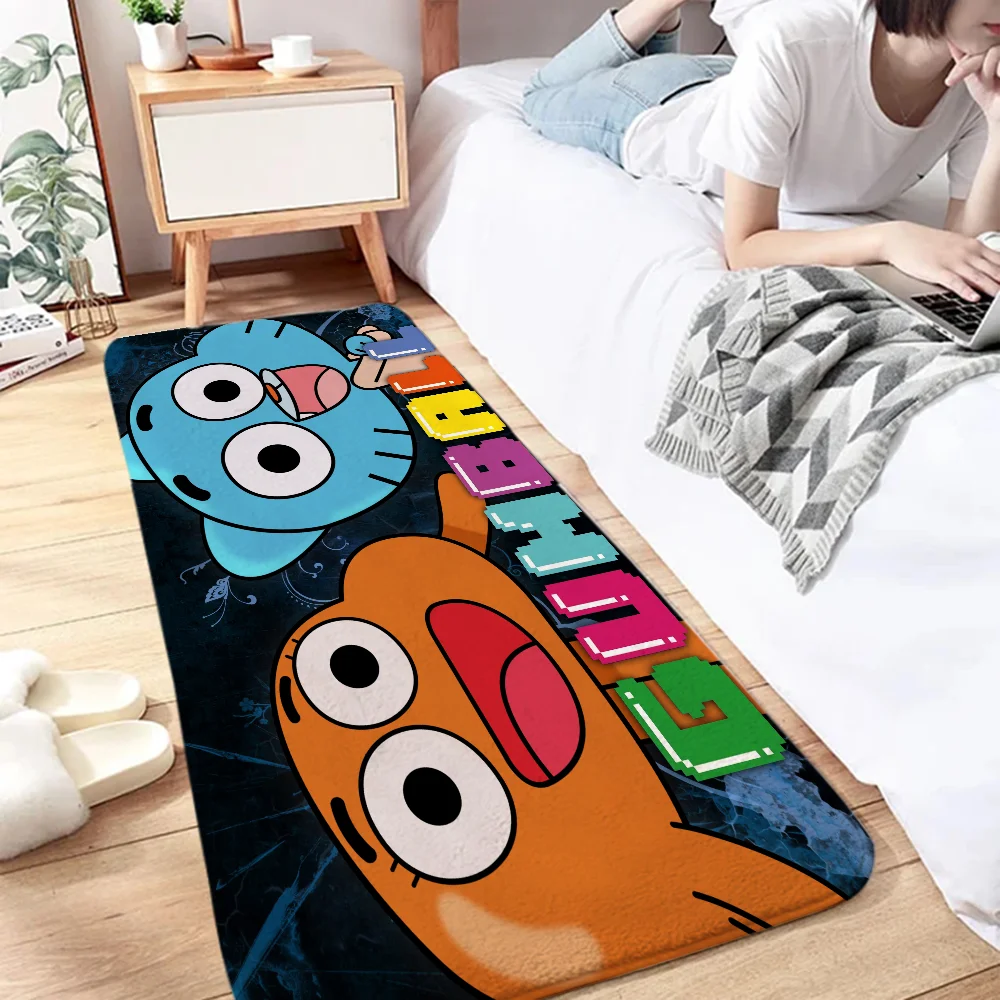 Entrance Doormat Outdoor Rug A-amazing World of Gumball Living Room Decoration Items Customize Home Kitchen Carpets for Bedroom