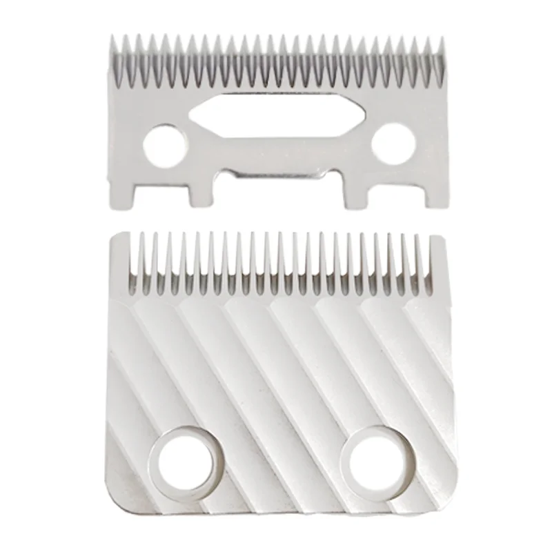 Silver titanium blade replacement blades are compatible with BaBylissPRO blades FX870/FXF880/FX810/FX825/FX673N