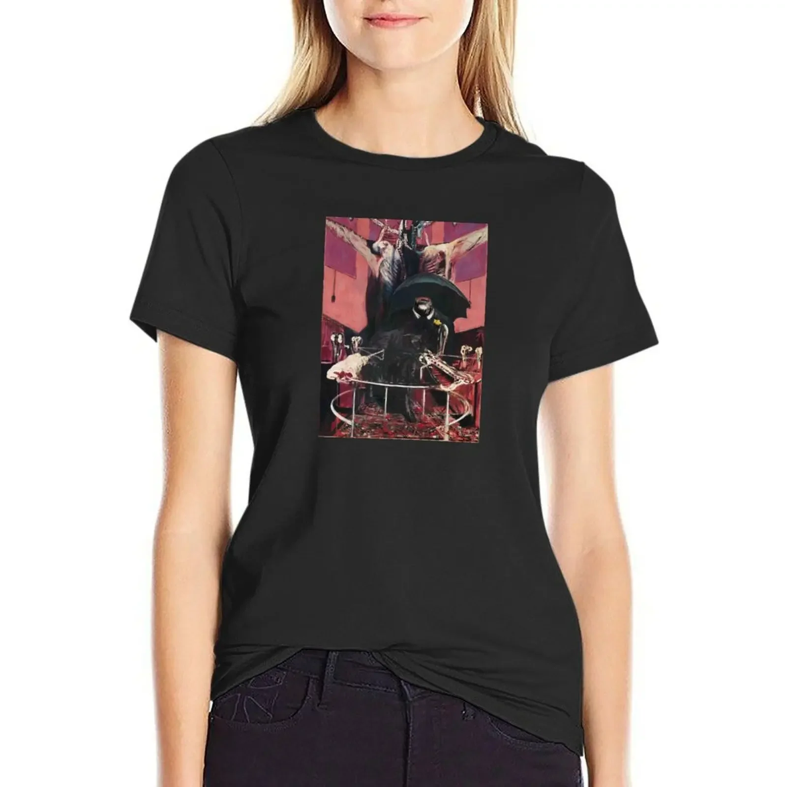 

Francis Bacon Painting 1946 T-Shirt animal print shirt for girls customs lady clothes summer clothes t shirts for Womens