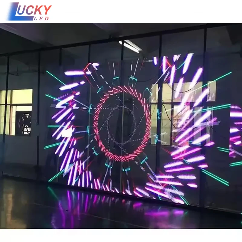 

New Arrival High See-through Transparent Led Display Indoor Outdoor Widow Glass Led Panels
