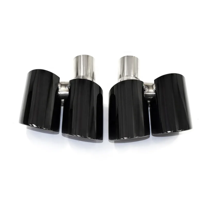 

SYPES 304 Stainless Steel Exhaust Pipe Muffler Tip Exhaust Tip For 2009-2013 Porsche Panamera 970