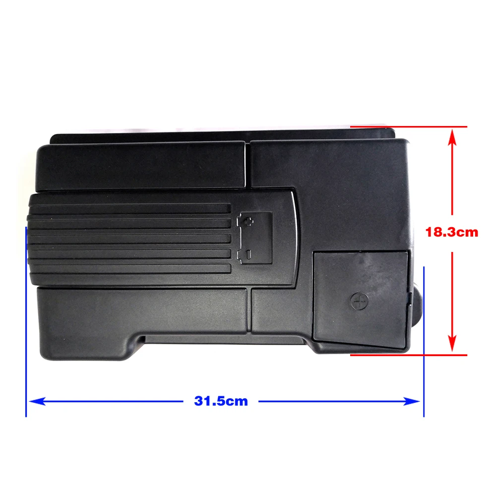 For Skoda Kodiaq 2017 2018 2019 Car Engine Battery Protection Cap Dustproof Cover Positive Negative Anode Rustproof Shell