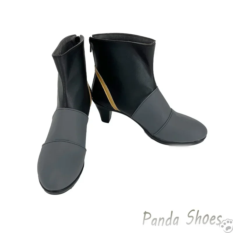 รองเท้าคอสเพลย์ Blue Archive รองเท้าคอสเพลย์อนิเมะเกมสีดำ รองเท้าคอสเพลย์การ์ตูน รองเท้าคอสเพลย์สำหรับงานคอนเวนชั่น ปาร์ตี้ฮาโลวีน