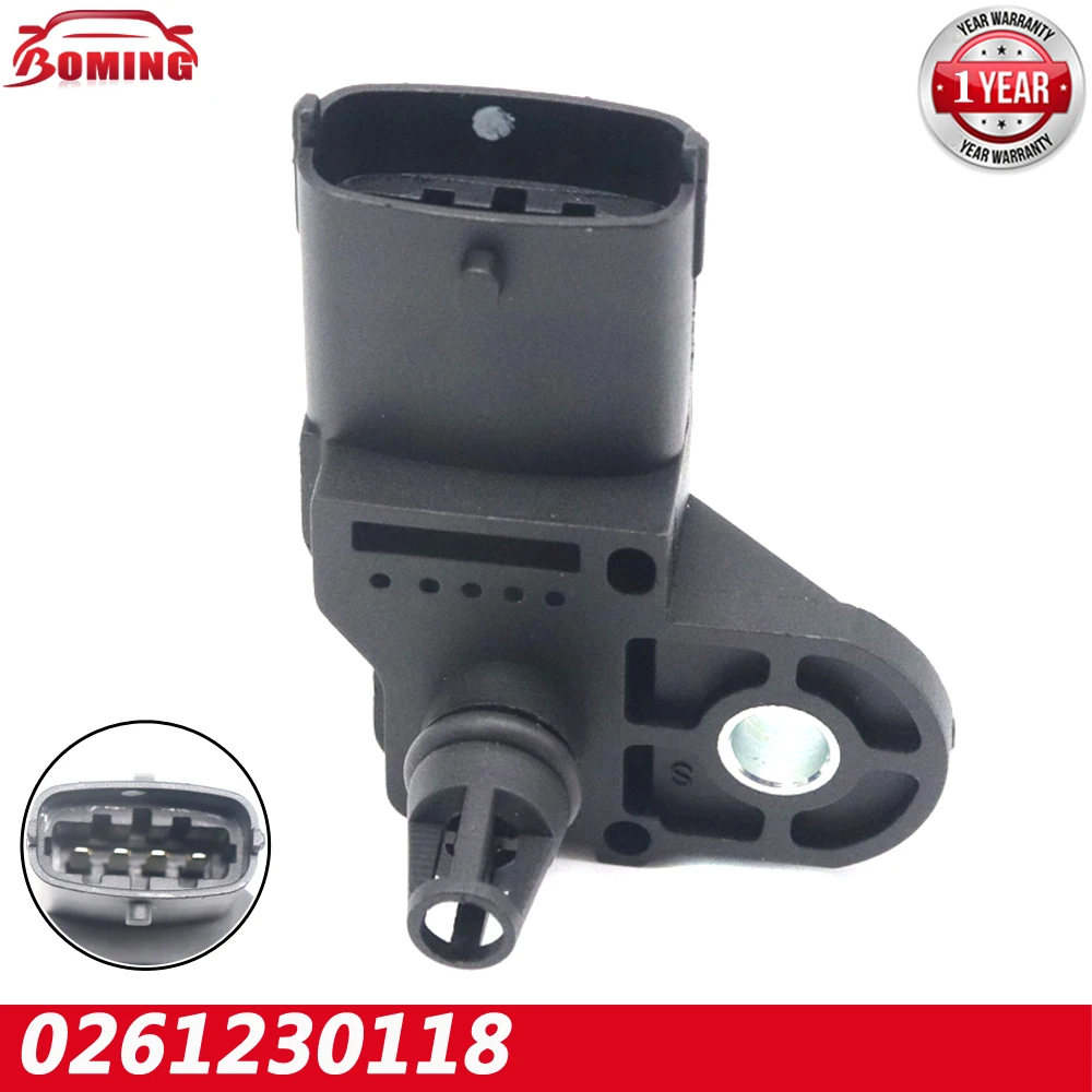 0261230118 Manifold Pressure Sensor MAP Sensor For MITSUBISHI CEDIA GALANT MIRAGE COLT LANCER SMART FORFOUR 1.1 1.3 1.5