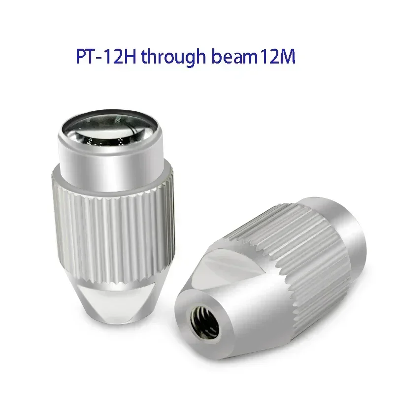Kiln industry focus extender lens 12 meters long distance M4 high temperature resistant through-beam optical fiber sensor
