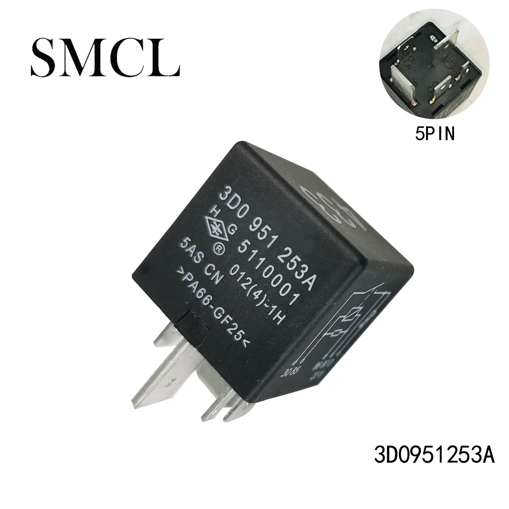 3D0951253A 433 relay For Audi A3 S3 Skoda Superb VW Touran Sagitar Magotan Candy Touareg Golf Sharan Jetta Passat