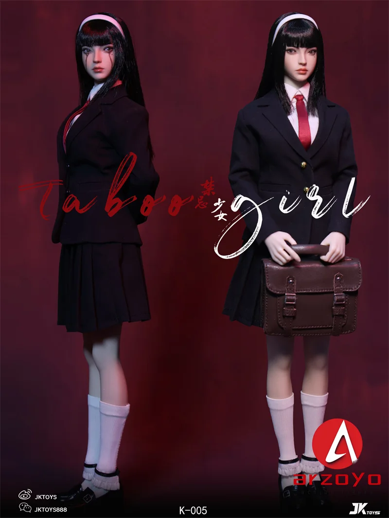 В наличии JKTOYS K-005 1/6 Taboo Girl Tomie подвижный глаз двойная голова фигурка 12 дюймов женщина-солдат модель полный набор Коллекционная