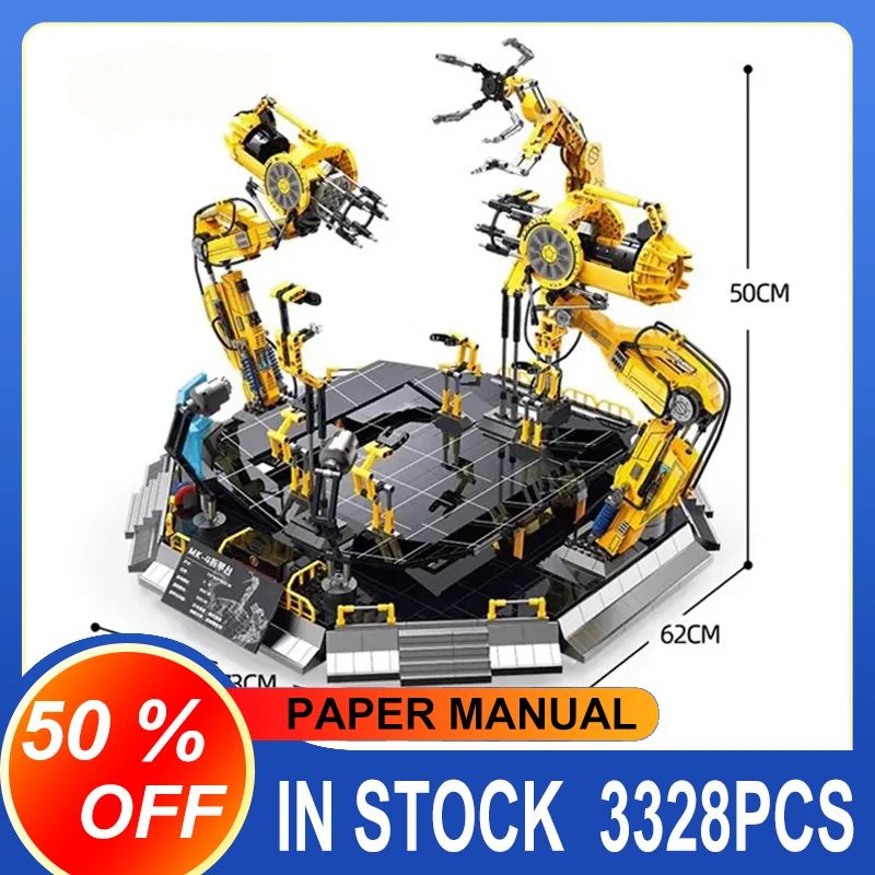 

New High-Tech MOC Mech Stations Compatible 76210 Building Blocks Bricks Puzzle Toy Birthday Gifts For Child