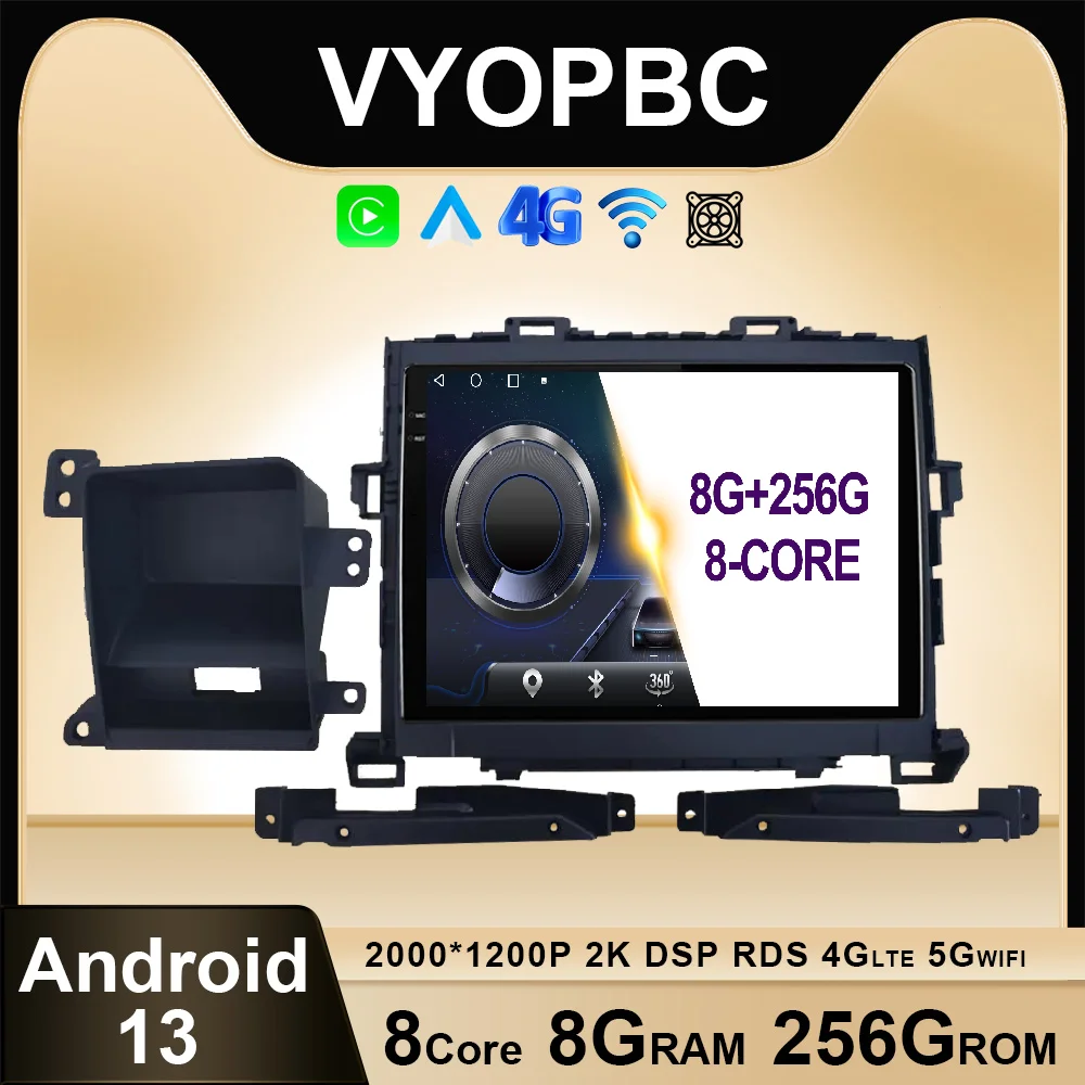 

Android 13 For Toyota ALPHARD Low-configured 2011 - 2014 Car Radio QLED Video Stereo Wireless Carplay Auto AHD Multimedia DSP