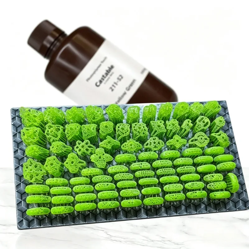 1kg HighWax Direct Castable UV Resin Brittle Property Easy Support Removal Detail for Filigree Jewelry Casting 3D Printing