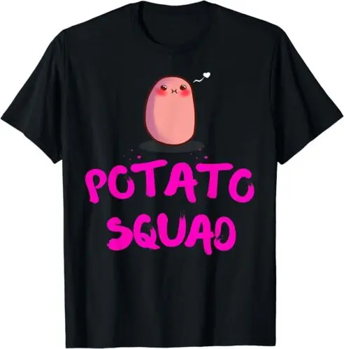 Cute Potato Squad Kawaii i love potatoes - Funny potatoes T-Shirt