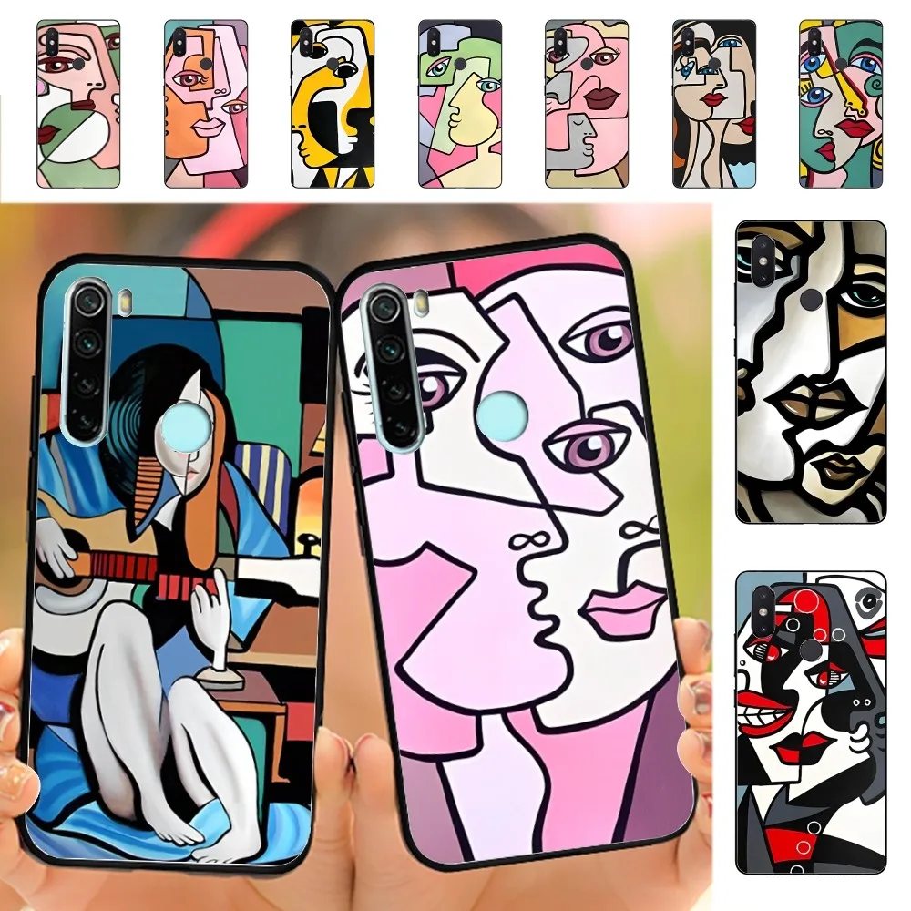 Picasso Abstract Art Painting Phone Case For Redmi Note 4 X 5 A 6 7 8 T 9 9S 10 11 11S 11Epro Poco M3 pro