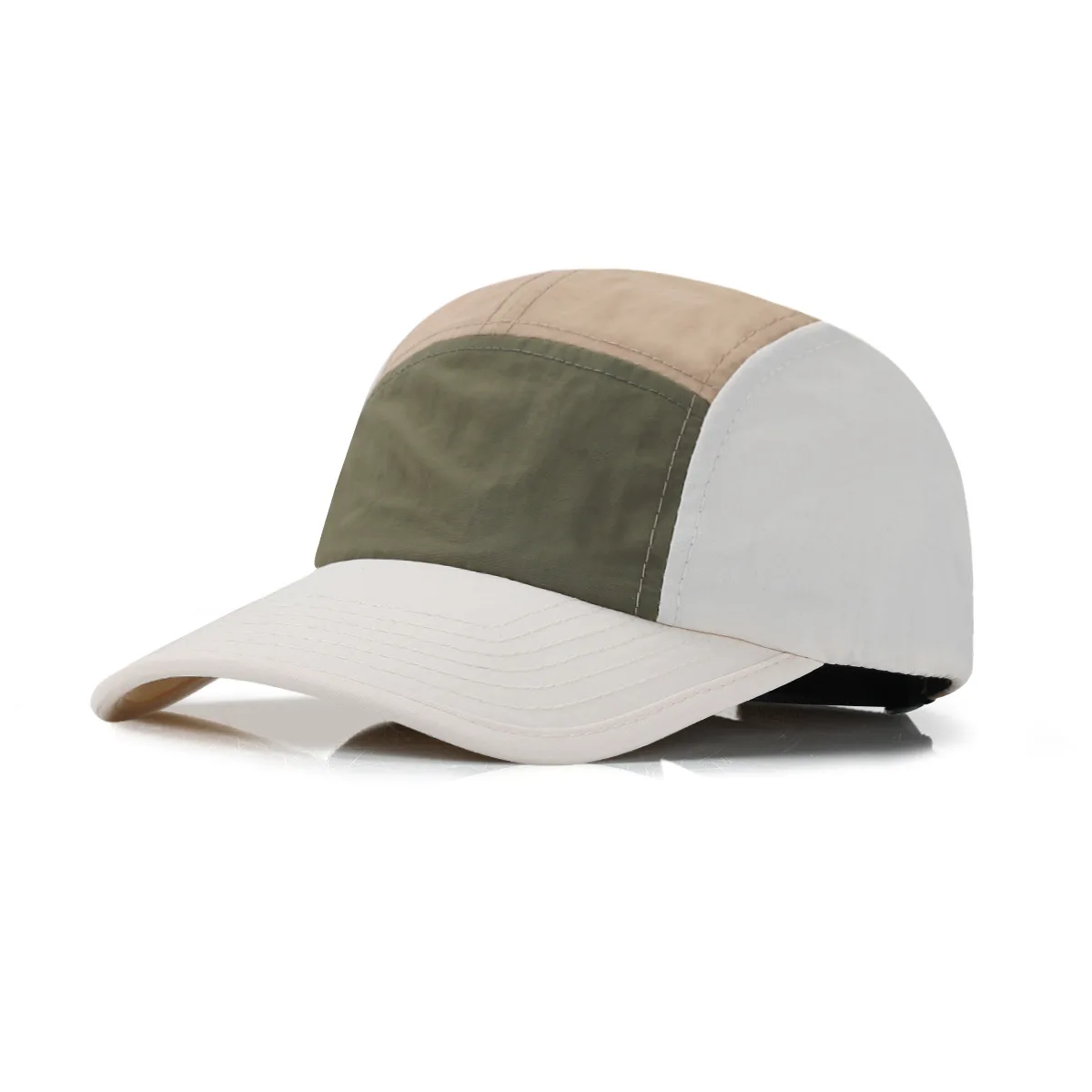 Customized Printed Logo Quick Drying Baseball Caps Men's And Women's Outdoor Color Blocked Sunshade Waterproof Duck Tongue Hats
