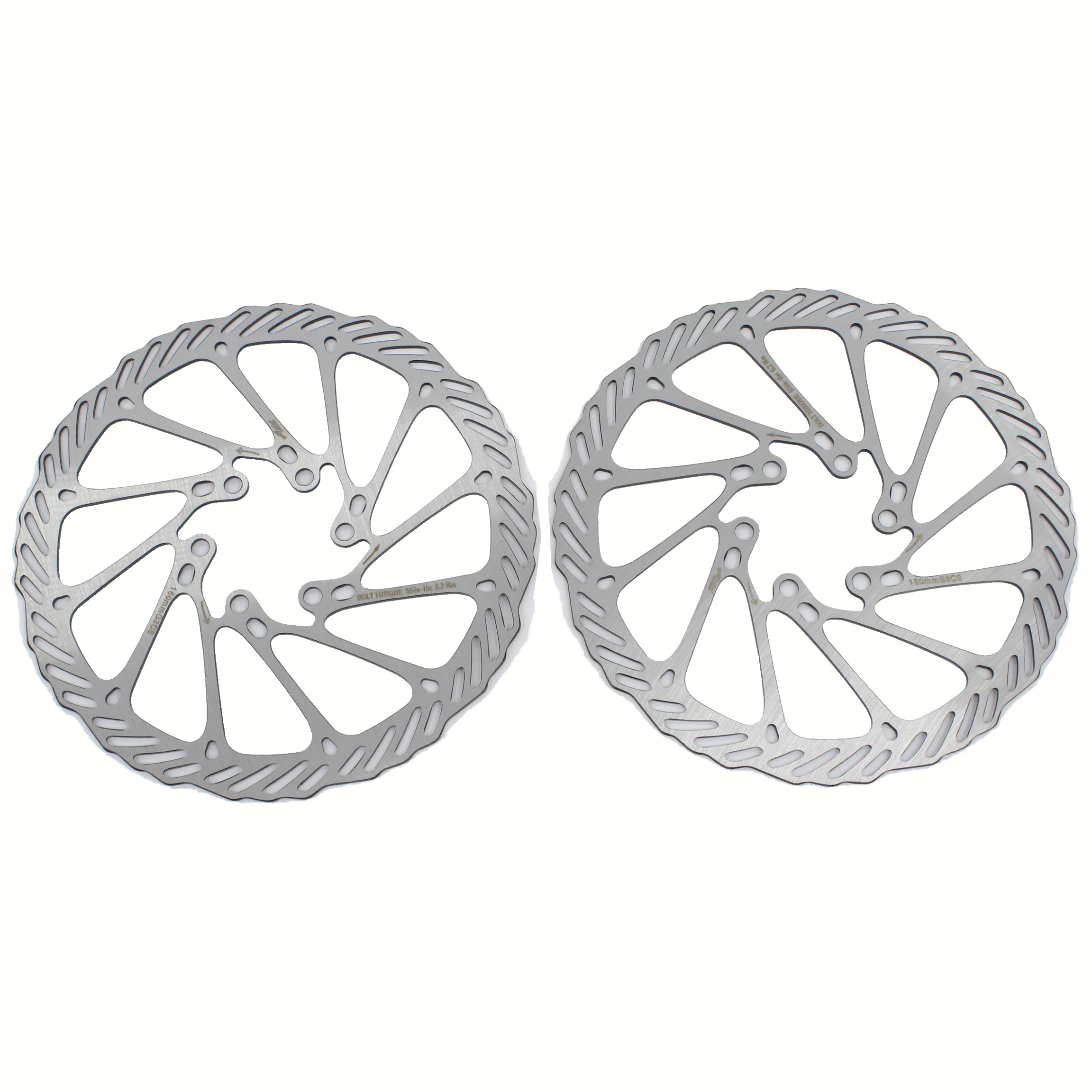

1Pair Newest G3 160mm Mountain bicycle disc brake rotors City bike brake disc rotors MTB bike parts with 12 screws 2pcs disc