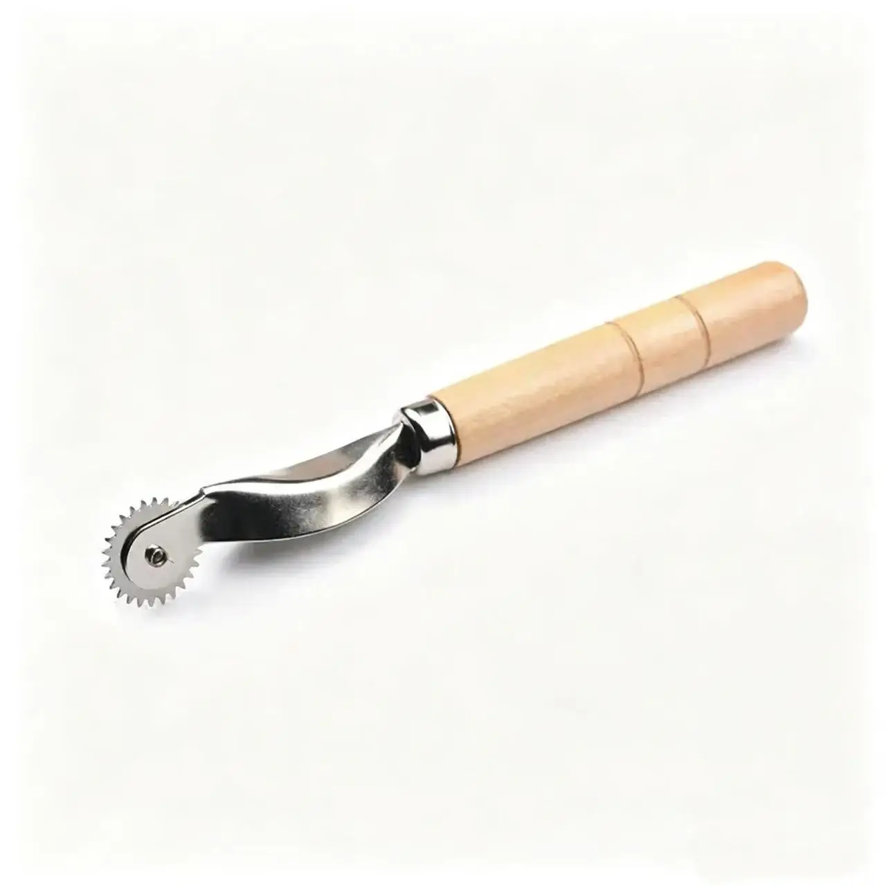 2Pcs Wooden‑Handle Tracing Wheel, Sewing Fabric Marking Roller, Serrated Gear Marking Tool for Cloth Quilting DIY Craft