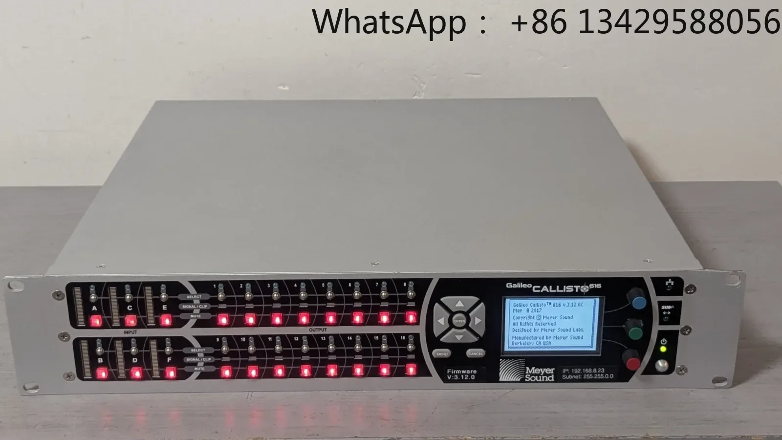 Meyer Sound Galileo Callisto 616 Line Array Processor