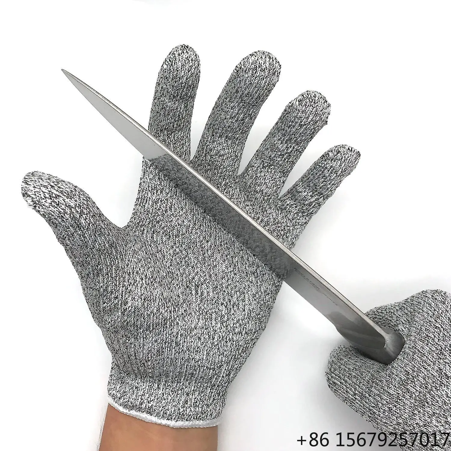 Weston Cheap Price Cut Resistant Gloves Level 5 HPPE Material Ambidextrous 3mm Thickness for Food Cutting & Shucking Fish