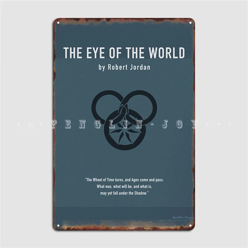 

The Eye Of The World Book металлический плакат на стену, паб вечерние ринку, винтажный фотографический плакат