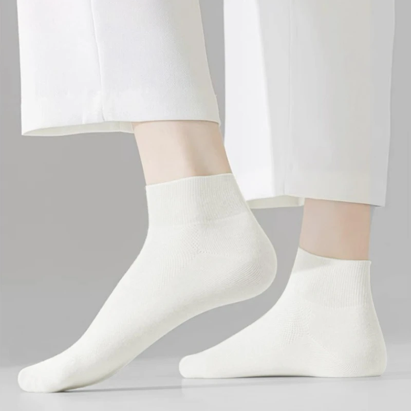 Disposable Socks Spring/Summer Thin Breathable Moisture-Wicking Portable Compressed No-Wash Daily Wear Socks