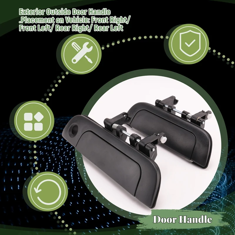 

Best-Selling 4PCS Door Handle Front Rear Right Left for 95-01 Esteem