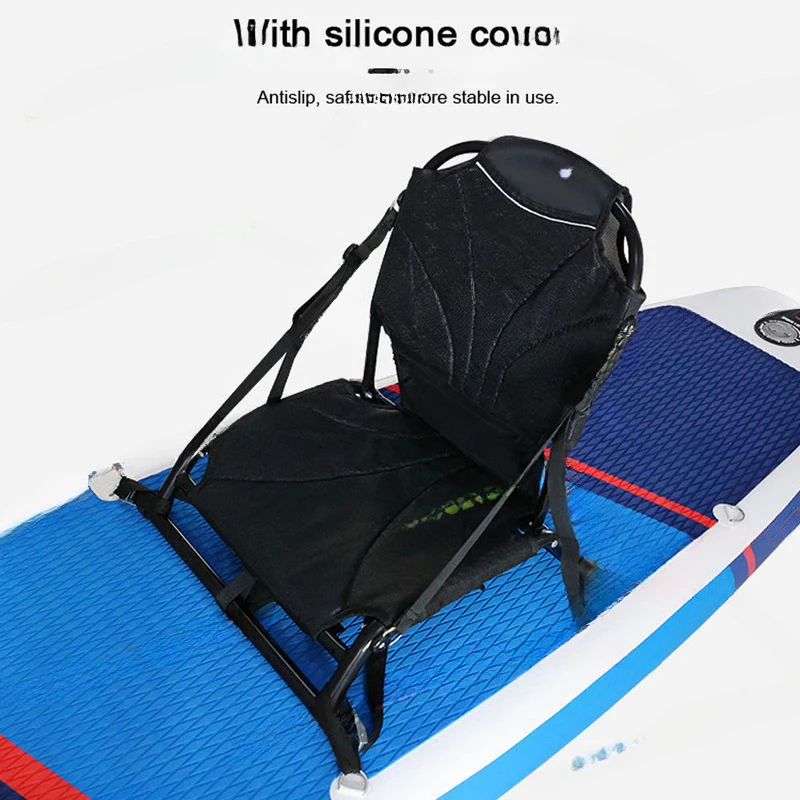 Paddle Board Kayak Metal , Adjustable Backrest, Canoe Fishing Seat