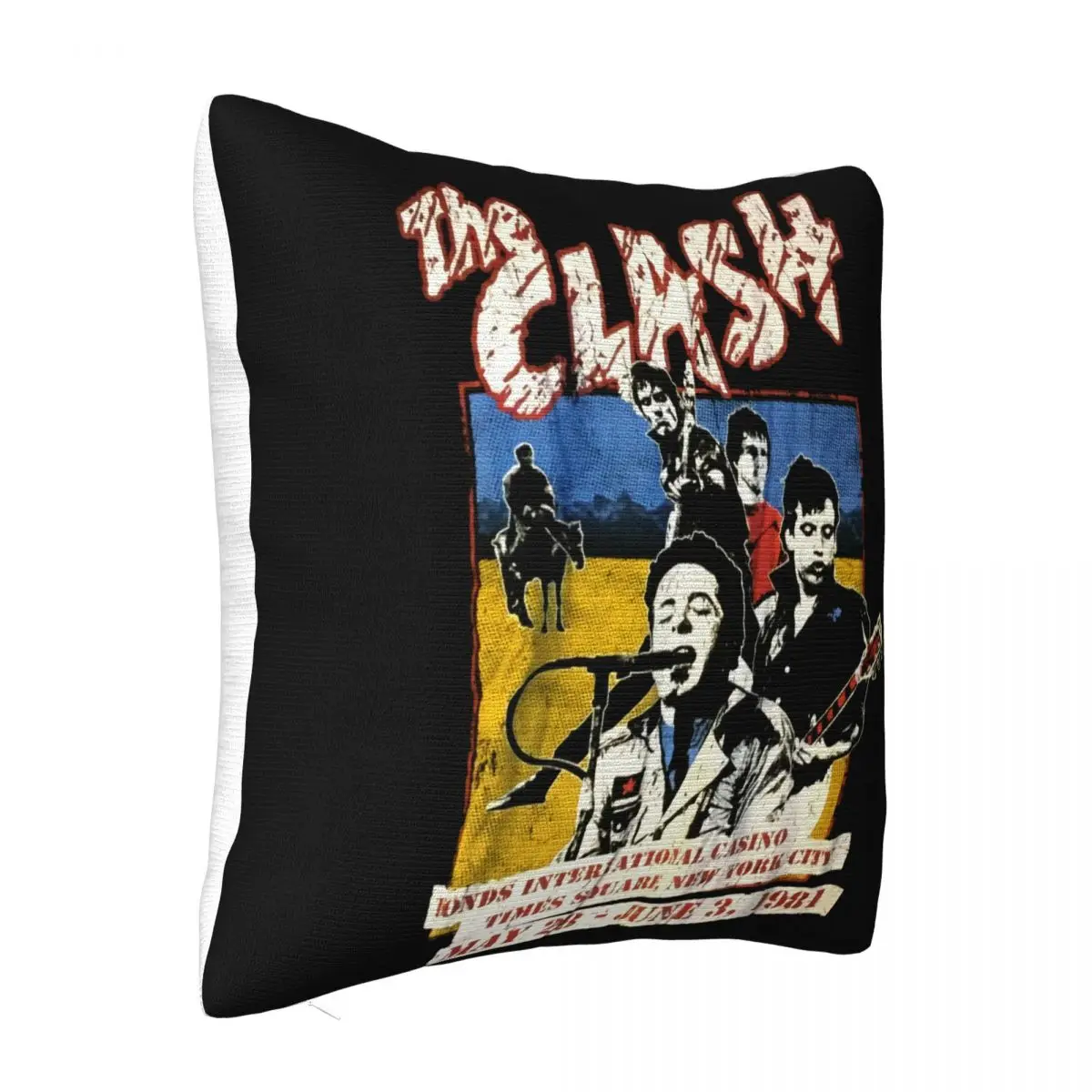 The Clash Black Halloween New Print Child New Arrival Hot Sale Female Man Lowest Price Promotion Pillow Case