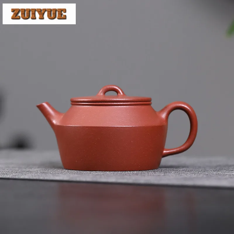 

Boutique Yixing Purple Clay Teapots Handmade Large Caliber Pot Raw Ore Zhu Or Purple Mud Kettle Chinese Zisha Tea Set Collection