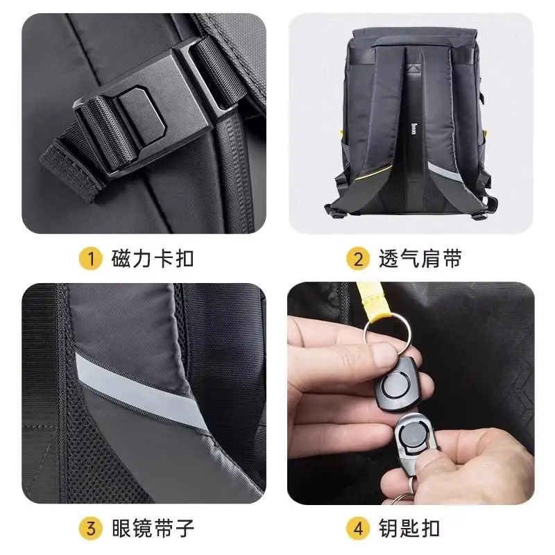 Pixel Storage Organizing Bag Men's Shoulder Led Screen School Bag Riding