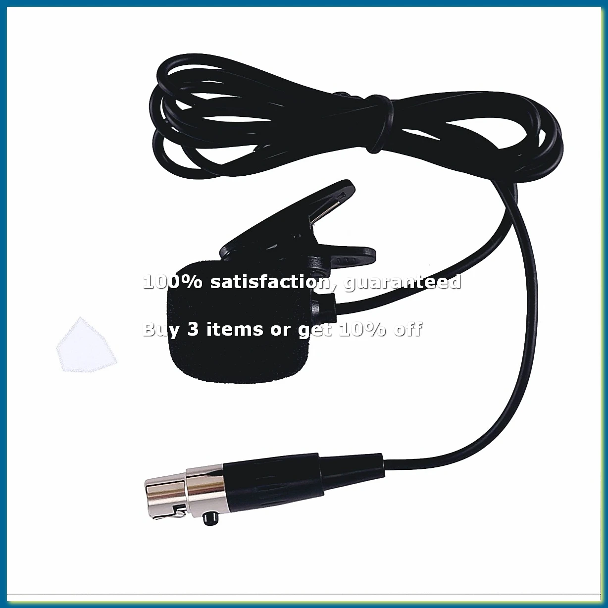 Professional Lavalier Lapel Tie Clip Condenser Microphone 4Pin Mic for Bodypack 4 Pin XLR-DTA9