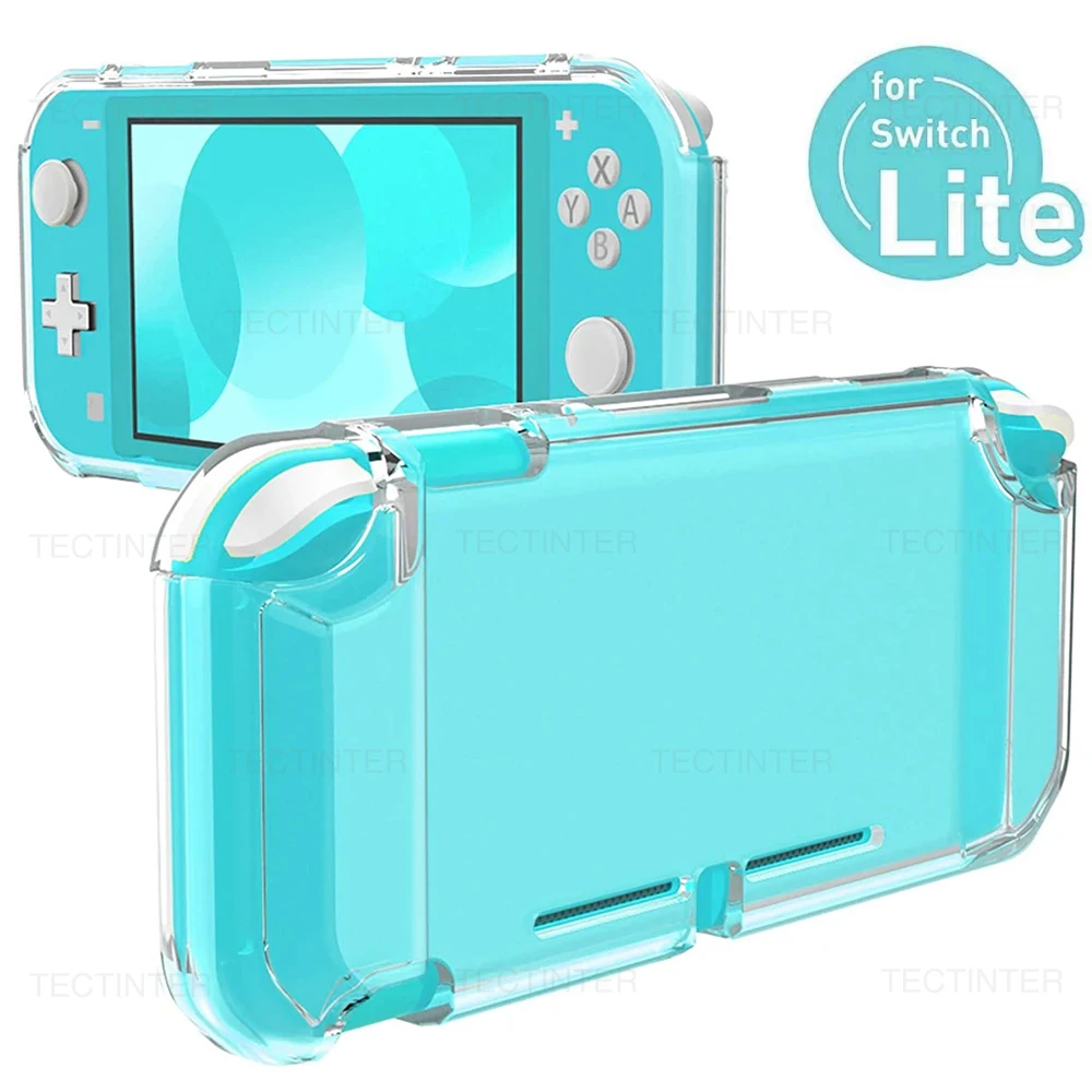 

Прозрачный защитный чехол из ТПУ для консоли Nintendo Switch Lite, прозрачный мягкий чехол, защитная пленка для Switch Lite, аксессуары