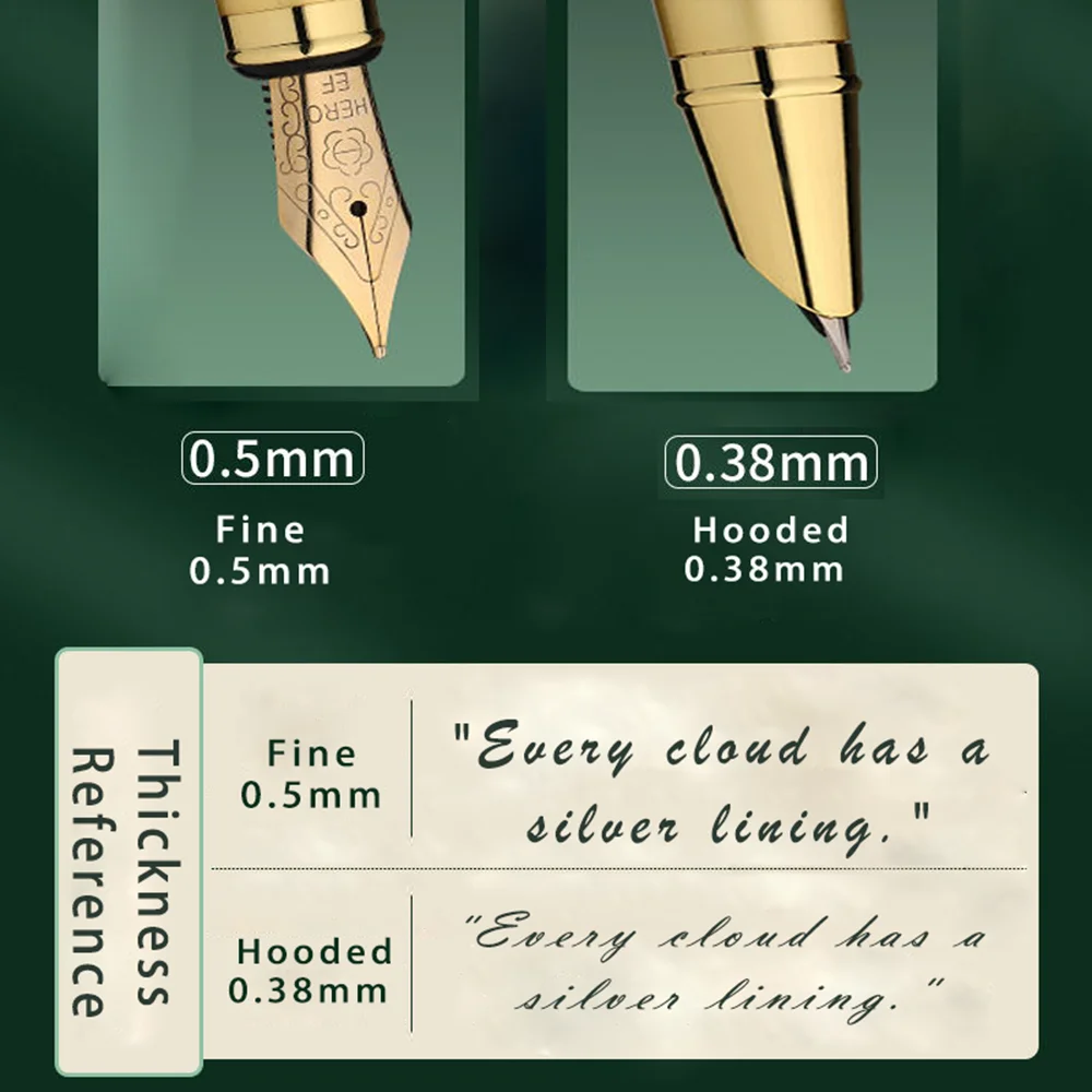 بطل العلامة التجارية القلم P108 الملونة 0.5 مللي متر إيريديوم الذهب بنك الاستثمار القومي طالب خاص الكتابة ممارسة عالية القيمة Kidsren القلم اللوازم المدرسية