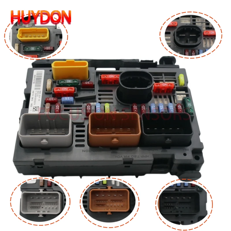9675877980 Bonnet Fuse Box Unit Assembly Controller For Peugeot 407 2004 2005 2006 2007 2008 2009 2010 1.6 HDi 110 High Quality