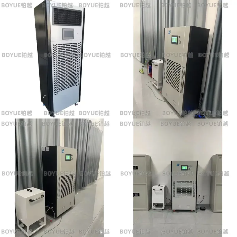 Industrial Dehumidifier Humidifier Combo Air Purifier with Temp Humidity Monitor Integrated Climate Control System for