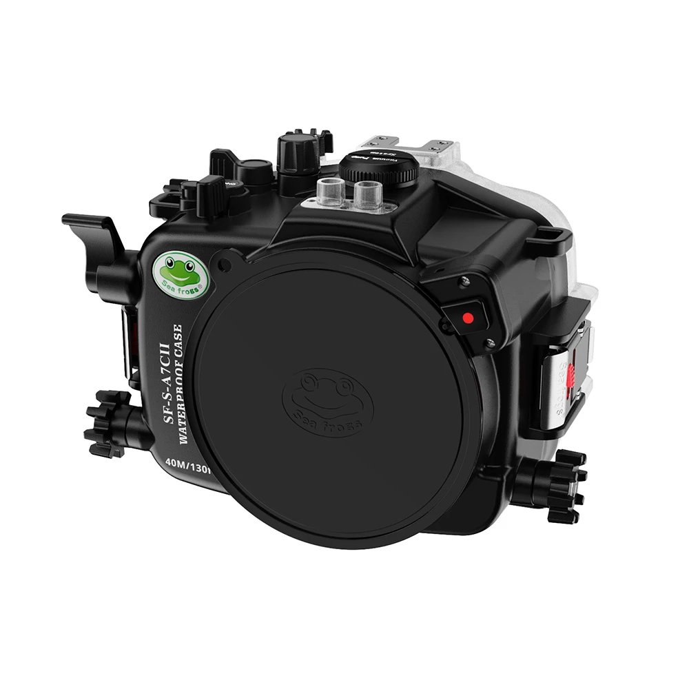 Seafrogs Underwater Camera Housing With 6inch Glass/Plastic Dome Port For Sony A7CII/A7CR FE 28-60mm FE24-70mm FE16-35mm