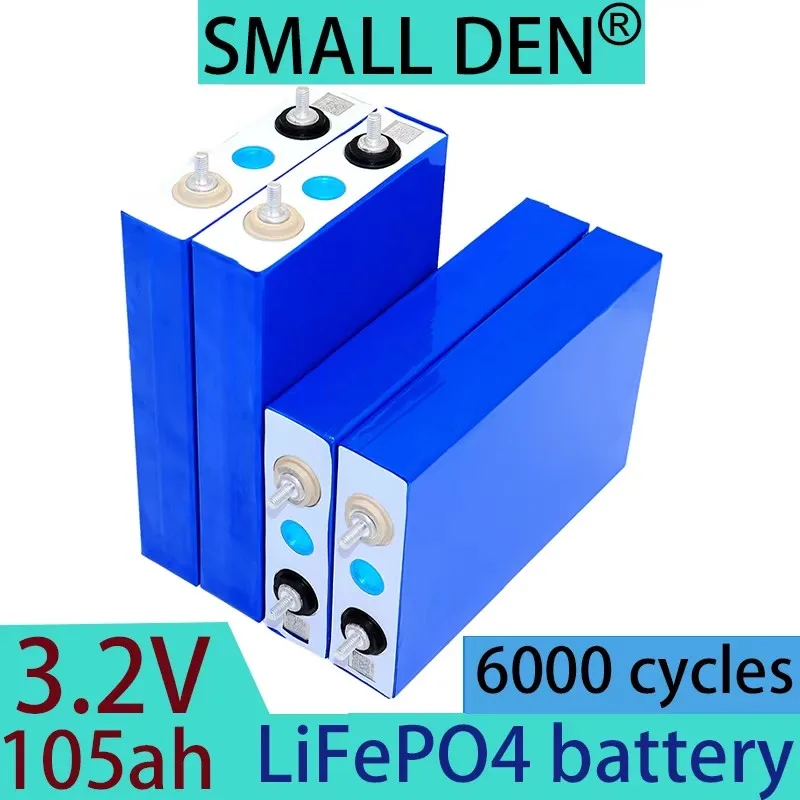 New 3.2V 105ah A-level Lifepo4 battery 48V RV solar energy storage cycle life swimming boat off-road vehicle electric vehicle