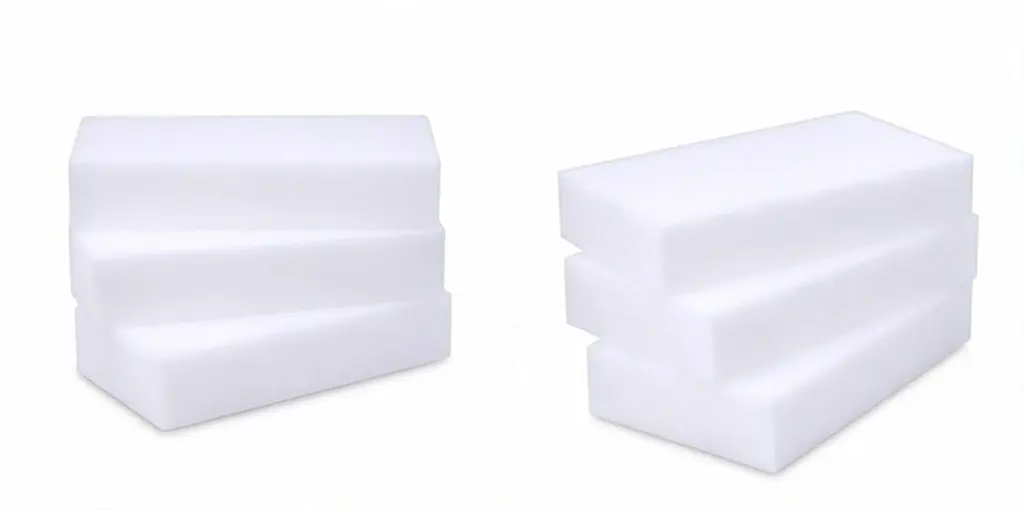 20Pcs White Cleaning Sponge 10x6x2cm Sponge Strong Physical Cleaning Power for Kitchen Car Windows Furniture Save