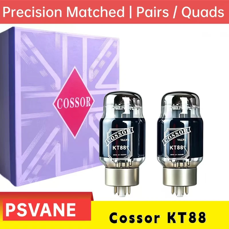 PSVANE COSSOR KT88 Vacuum Tube HIFI Audio Valve Replace EL34 KT66 6550 6P3P KT120 KT100 KT77 for Tube Amplifier DIY Factory Test