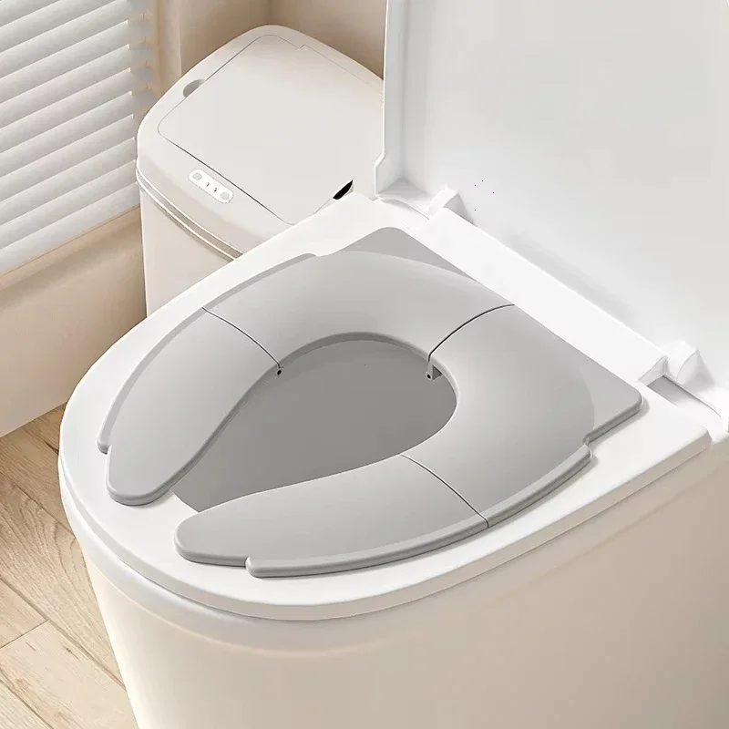 

Портативное дорожное сиденье для горшка для малышей — складное детское сиденье для приучения к туалету с подушкой для помощника мочи для детей в дороге