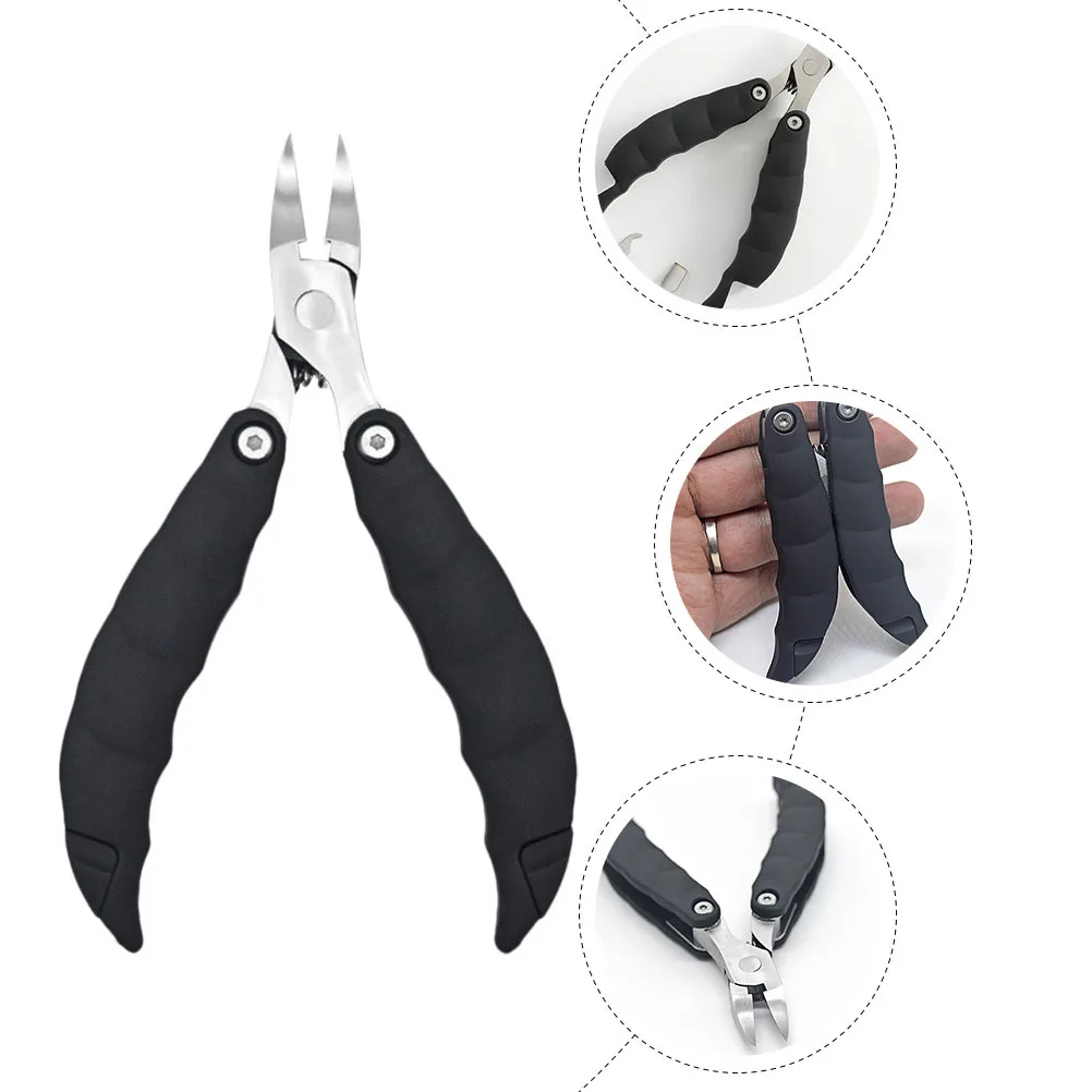 1 قطعة النسر منقار مسمار ذو طيات لأظافر القدم سميكة نام طوي الفولاذ المقاوم للصدأ باديكير أداة المحمولة مانيكير المقص المتقلب