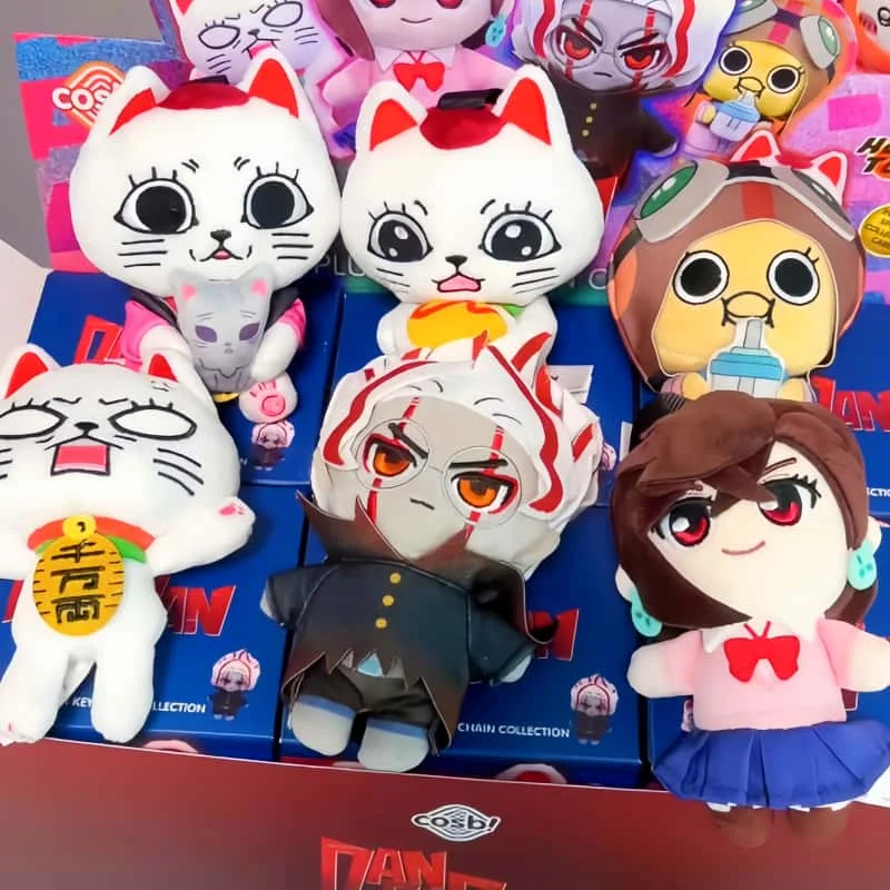 

Hot Toys Dandadan Cosbi Plush Keychain Collection Turbo Granny Momo Okarun Chiquitita Blind Box Doll Birthday Mystery Box Gifts