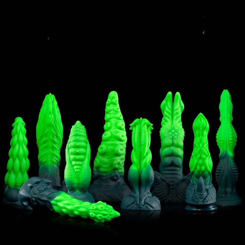 NEW Huge Alien Tentacle Butt Plug Fantasy Anal Dildo Rear Stimulator Adult Sex Toys Waterproof Silicone Strong suction cup 