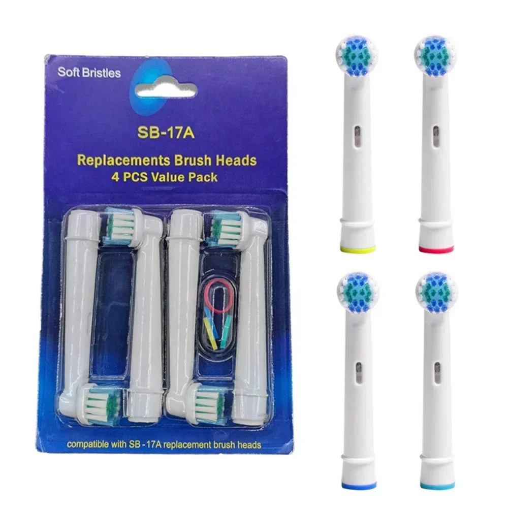 16/20pcs Electric Toothbrush Replacement Brush Heads for Oral B Sensitive Brush Heads Bristles D25 D30 D32 4739 3709