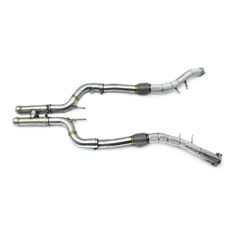 

OBM 304 Stainless Steel Exhaust Downpipe For Mercedes-Benz S63 AMG W222 5.5T 2018-2022 Car Exhaust System Factory Direct Sale