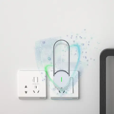 60 Million Negative Ion Purifier Mini Portable Household Ionizer USB Plug-In Car Air Purifier for Home Car Office