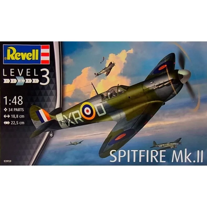 

Комплект масштабной модели самолета Revell 03959 Spitfire Mk. II 1/48