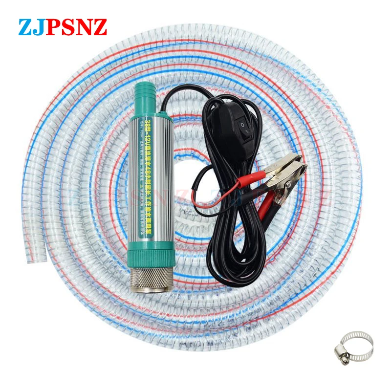 Elektrische Auto Pumpe 38mm Tragbare Mini Für Pumpen Diesel Öl Wasser Transfer Pumpe Camping Angeln Tauch Pumpe 30L/min 12V 24V – Detail 8