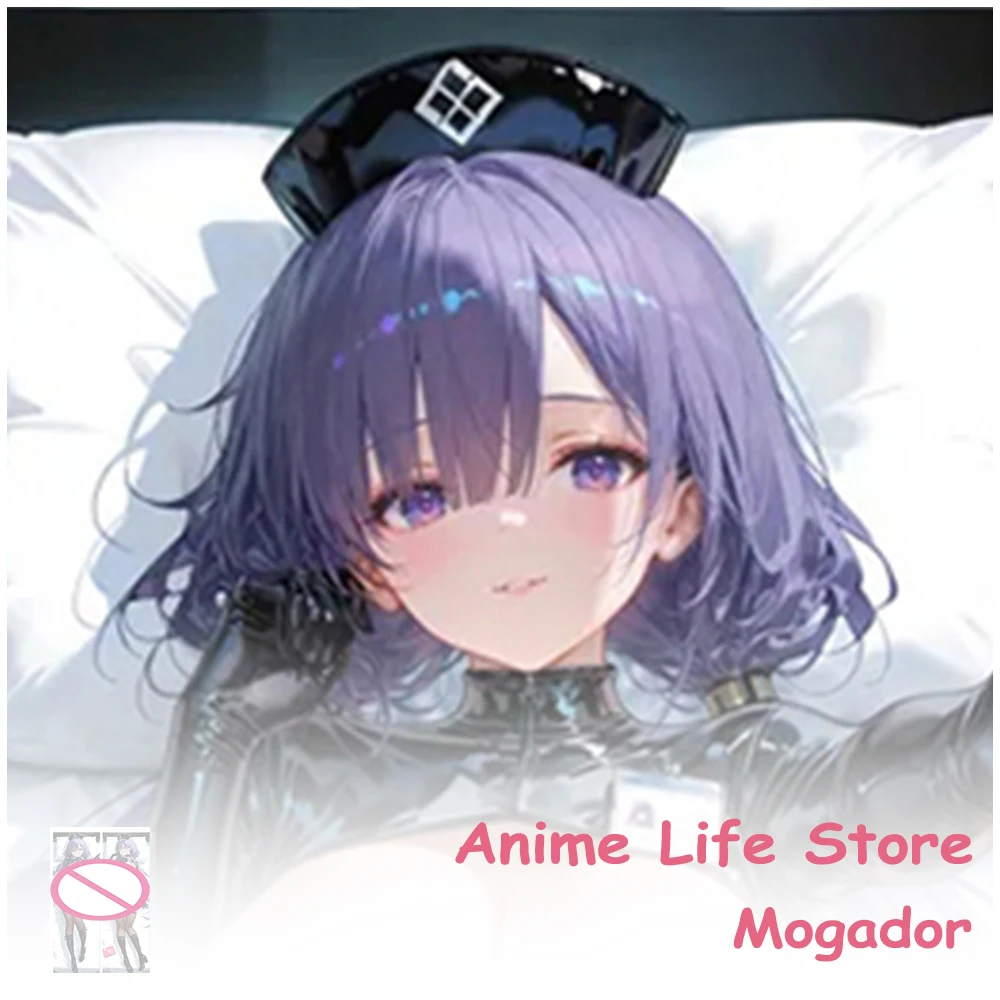 Наволочка-дакимакура с двусторонним принтом по аниме Azur Lane: Могадор, для обнимания, полноразмерная, декоративная, для отаку