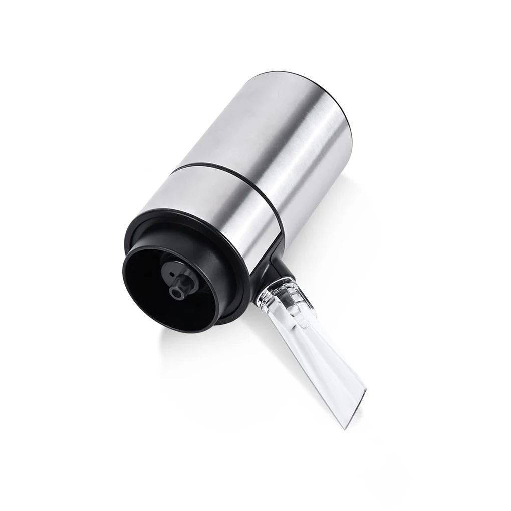 

Акриловый электрический аэратор для вина, регулируемый профессиональный портативный диспенсер для домашнего бара и клуба с батарейным питанием и основанием для хранения