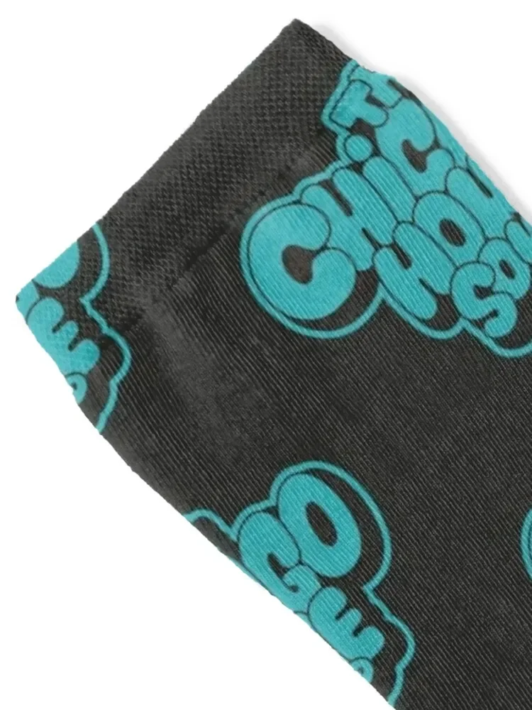 Chicago house Sound - Chicago House Music - Blue Shirt design Socks winter gifts Crossfit Men Socks Women's