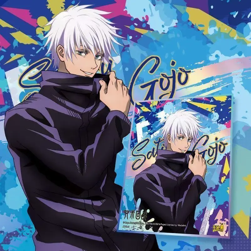   KAYOU Jujutsu Kaisen Cursed Shadow Series Hikishi Cards Satoru Gojo & Yuji Itadori Anime Peripheral Gifts To